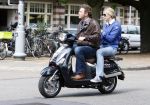 Amsterdam 18 mei 2008
Leco v Zadelhoff viert zijn 40e verjaardag met zijn vrienden in het hilton en ze maken een scooter rally door Amsterdam. 
Peter Gallas en Danielle Overgaag