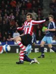Eindhoven, 19 Maart 2008 Kompetitiewedstrijd PSV-AJAX, eindstand 0-0 
Seizoen 2007/2008
Danko Lazovic in duel met John Heitinga