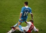 Amsterdam, 30 Januari 2008 Kompetitiewedstrijd AJAX-PSV, eindstand 0-2
Seizoen 2007/2008
Danny Koevermans in duel met Jan Vertonghen