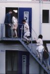 9 Mei 1987 Schiphol Oost Antwerpen Luchthaven, optreden in Antwerpen (Stage ) en optreden s'avonds in Haren ( Groningen ) een dag met de Dolly Dots On Tour met Angela Groothuizen Ria Brieffies Patty Zomer Esther Oosterbeek en Angela Kramers
