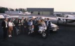9 Mei 1987 Schiphol Oost Antwerpen Luchthaven, optreden in Antwerpen (Stage ) en optreden s'avonds in Haren ( Groningen ) een dag met de Dolly Dots On Tour met Angela Groothuizen Ria Brieffies Patty Zomer Esther Oosterbeek en Angela Kramers