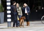 Amsterdam 11 september 2007
Edwin de Roy v Zuijdewijn met zijn hond wandelend op straat.