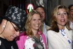 Amsterdam 31 mei 2008
Prins Maurits en Prinses Marilene vrieren hun 10 jarig huwelijksfeest in de supper Club. 
Emily Bremers met man en Vanessa Loudon