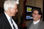 Bussum 24 januari 2008
Omroepman van het jaar verkiezing bij Jan Tabak. 
Fons v Westerloo  en Joop Daalmeijer