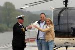 Oosterbeek, 24 April 2008
Frans Bauer komt samen met zijn a.s. vrouw Mariska Bauer aan met de helicopter.
Zij zijn gelandt op de huwelijksboot de 