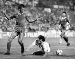 Stuttgart, 25 Mei 1988 PSV-Benfica, eindstand 0-0 Finale EC I ( voorloper van de Champions League ) en winnaar door strafschoppen na verlenging.
Hans Gilhaus
Foto Peter Smulders BV