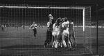Stuttgart, 25 Mei 1988 PSV-Benfica, eindstand 0-0 Finale EC I ( voorloper van de Champions League ) en winnaar door strafschoppen na verlenging.
Hans v Breukelen heeft de belangrijkste penalty in zijn carriere gestopt en wordt belaagd door zijn ploeggenoten
Foto Peter Smulders BV