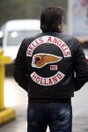 Amsterdam 29 oktober 2007
Rechtzaak  tegen de hells angels . oa Bram Moszkowicz en Big Willem v Boxtel zijn aanwezig.