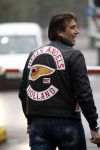 Amsterdam 29 oktober 2007
Rechtzaak  tegen de hells angels . oa Bram Moszkowicz en Big Willem v Boxtel zijn aanwezig.