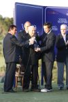 4 November 2007 Valderrama Golfclub ( Spanje )
Finaledag Volvo Masters Seizoen 2007
Eigenaar van Golfbaan Valderrama Patino Sr. met zijn zoon en opvolger Felipe Ortiz Patino