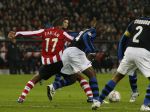 Eindhoven, 12 December 2007
Champions League wedstrijd PSV-Internationale Milan, eindstand 0-1 Seizoen 2007/2008
Jefferson Farfan in duel met Nelson Enrique Lopez Rivas