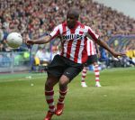 Arnhem, 20 April 2008 Kompetitiewedstrijd Vitesse-PSV, eindstand 0-1 Seizoen 2007/2008
Jefferson Farfan
