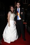 Amsterdam 21 december 2008
House warm party van Jan Smit en Yolanthe Cabau v Kasbergen. Iedereen is verkleed in kleding uit sprookjes. jenny Smit met man
Peter Smulders bv