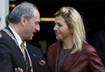 Amsterdam 6 oktober 2008
prinses Maxima op bezoek bij de nederlandse bank. Maxima draagt een rood leren/leer jasje. Maxima met Job Cohen
Peter Smulders bv