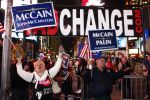 New York 3 november 2008
John Mc Cain aanhangers op time square in New York.
Peter Smulders bv