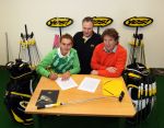 Eindhoven, 2 Mei 2008 
Contract ondertekening en Golfinstructie door Bart v d Wind en Aad v Osmet Golfpro Joost Luiten 
Foto Peter Smulders BV te Eindhoven