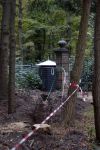 Lage Vuursche 28 oktober 2007
Verbouwing en nieuwe hekken rondom kasteel Drakensteynn waar koningin Beatrix weer gaat wonen.
Drakestein  Drakenstein  Drakesteyn