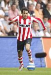 Eindhoven, 23 September 2007 Seizoen 2007/2008 Kompetitewedstrijd PSV-Feyenoord, eindstand 4-0
Kenneth Perez ( maker van 1-0 en 3-0 )
