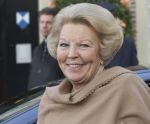 Apeldoorn 2 November 2008 Op paleis het Loo is vandaag de jongste zoon van Prins Bernhard en Prinses Annette gedoopt 
Op de foto Koningin Beatrix