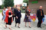 Eindhoven, 3 Juni 2008 Koningin Beatrix bezoekt incognito twee achterstandswijken in Eindhoven samen met minister Vogelaar en Wethouders Fiers van de gemeente Eindhoven
Hier in de wijk Woensel West
Foto Peter Smulders BV