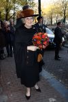 Amsterdam 7 november 2008
Koningin Beatrix 2 uur nadat ze uit Rotterdam vertrok in andere kleding bij evenement in Amsterdam.
Peter Smulders bv