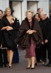Amsterdam 11 september 2007
Koningin Beatrix en prinses Maxima bij voorstelling voor 75e verjaardag van Hans v Maanen in het muziektheater.