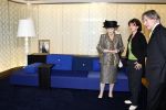 Schiphol 23 januari 2008
Opening nieuwe VIP centrum en koninklijke loge op schiphol door Koningin Beatrix.
Gerlach Cerfontaine begeleidt haar.