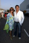 Amsterdam 28 mei 2004
Show Rodrigo Otazu in hangar op schiphol Oost.
Leontine Borsato sexy met Leco Zadelhoff