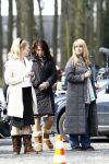 Laren 14 april 2008
Opnames Gooische vrouwen  met Linda de Mol Susan Visser Tjitske Reidinga en Alex Klaasen. Ze rijden in Gooische vrouwen met Linda de Mol haar porsche cabrio.