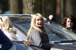 Laren 14 april 2008
Opnames Gooische vrouwen  met Linda de Mol Susan Visser Tjitske Reidinga en Alex Klaasen. Ze rijden in Gooische vrouwen met Linda de Mol haar porsche cabrio.