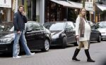 Amsterdam 19 oktober 2007
Maarten Lafeber met zijn hoogzwangere vriendin Kim v Tienhoven in zijn porsche.