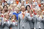 Den Haag 27 augustus 2008
De Olympische medaille winnaars van Peking op het bordes bij Koningin Beatrix. Aanwezig oa Anky v Grunsven Maarten v d Weijden Inge Dekker Marianne Vos Naomi v As Fatima de Moreiro Melo, anky v Grunsven Deborah Gravenstijn...
Peter Smulders bv