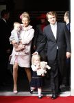 Den Haag 20 oktober 2007
Mabel Wisse Smit Prins Friso en hun dochters Luana en Zaria bij de doop van prinses Ariane.