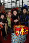 Rotterdam 25 november 2007
Mariska Bauer met zoons Frans Christian  Jan en schoonmoeder bij het feest van sinterklaas in ahoy.