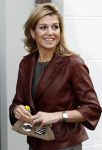 Amsterdam 6 oktober 2008
prinses Maxima op bezoek bij de nederlandse bank. Maxima draagt een rood leren/leer jasje.
Peter Smulders bv