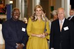 Rotterdam 13 november 2008
Prinses Maxima aanwezig bij bjeenkomst van club de madrid in de van nelle fabriek in Rotterdam. Maxima draagt een pakje met bont. Maxima met  Ronald Venetiaan
Peter Smulders bv