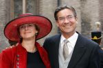 Den Haag 19 september 2007
Prinsjesdag op het binnenhof met de ministers en staatssecretaressen met hoedjes
Maxima Verhagen met vrouw