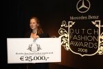Amsterdam, 7 November 2008
Mercedes-Benz Dutch Fashion Awards 2008
Winnares Monique v Heist