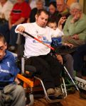 Alphen (Noord- Brabant) 16 September 2007 
Groot Rolhockeytoernooi voor gehandicapten georganiseerd door Target Angels uit Goirle.
Niels Sanders