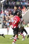 Eindhoven, 23 September 2007 Seizoen 2007/2008 Kompetitewedstrijd PSV-Feyenoord, eindstand 4-0
Nuri Sahin in duel met Jefferson Farfan