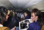 9 Mei 1987 Schiphol OostLuchthaven, optreden in Antwerpen(Stage ) en optreden in Haren ( Groningen ) een dag  met de Dolly Dots on Tour met Angela Groothuizen Ria Brieffies Patty Zomer Esther Oosterbeek en Angela Kramers
Foto Peter Smulders BV