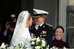 Amsterdam 2 februari 2002
Prins Willem Alexander en Maxima trouwen.
Prinses Juliana als bruidsmeisje