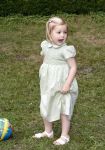 Wassenaar 11 juli 2008
Foto uurtje met prinses Maxima Prins Willem Alexander  en hun dochters Prinses Amalia Prinses Alexia en Prinses Ariane . 
Ze komen aanrijden in bakfiets.