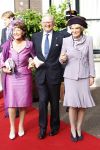 Den Haag 20 oktober 2007
Doop prinses Ariane . Pieter v Vollenhoven met prinses Margriet en Prinses Irene