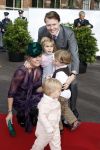 Den Haag 20 oktober 2007
Dop prinses Ariane. Prinses Laurentien Prins Constantijn met hun kinderen Eloise Claus Casimir en Leonore.