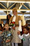 Amsterdam 23 januari 2008
Prinses Laurentien tijdens voorleesdag in bibliotheek met kinderen.
