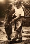 1951 Prinses Margriet met haar pony