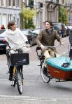 Amsterdam 3 november 2007
Prins Maurits en Prinses Marilene bij La Luz voor Make a Different day. Ze kwamen met de bakfiets.
