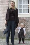 Apeldoorn 2 November 2008 Op paleis het Loo is vandaag de jongste zoon van Prins Bernhard en Prinses Annette gedoopt 
Op de foto Prinses Maxima met Prinses Arianne