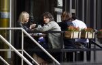 New York 1 november 2008
Sander Vahle met zijn vriendin Heleen Kolff aan het winkelen in Soho .
Peter Smulders bv